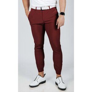 PRIMO Golf Joggers in Wine Athleisure Preppy Sporty Outdoor Travel Men's Size 28
